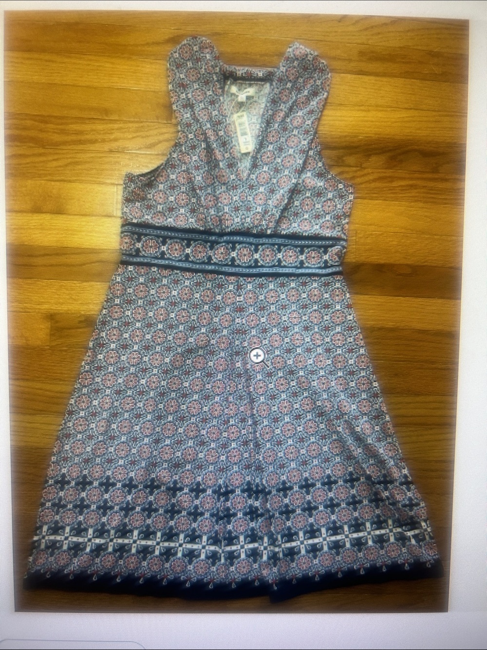 Max Studio Women’s Geometric Sleeveless Dress Sz Medium